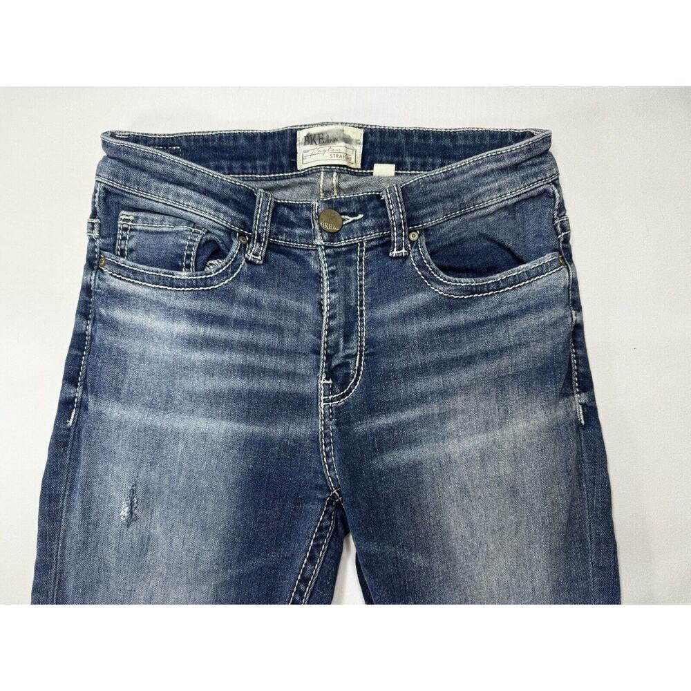 Buckle BKE Payton Women’s Cropped Raw Hem Straight Leg Jeans - 25x31.2 (25x25)* - Picture 3 of 9